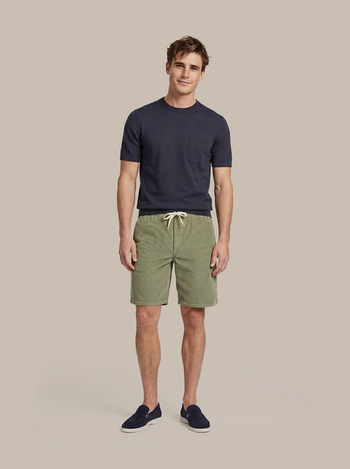 Detroit cord short groen