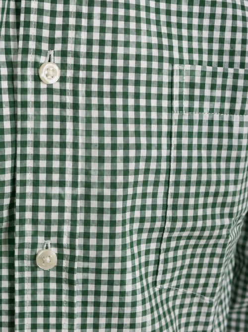 Overhemd vichy ruit groen