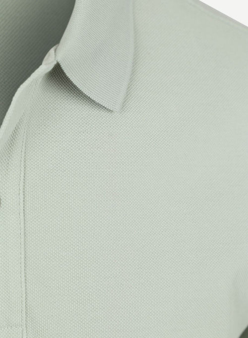 Profuomo piqué poloshirt lichtgroen