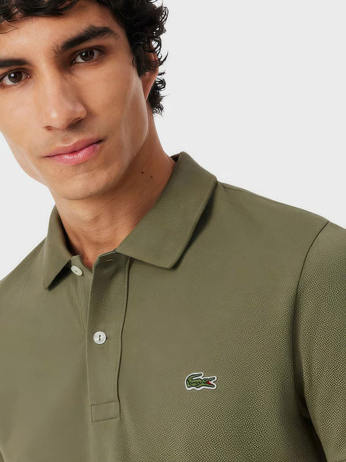 Poloshirt pique olijfgroen