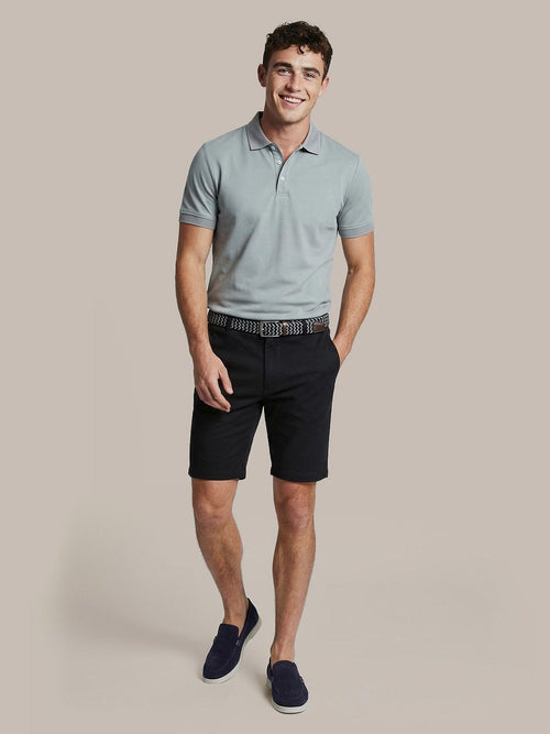 Boris poloshirt cement groen