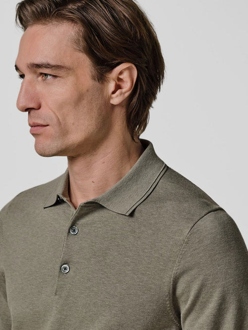 Poloshirt luxury basic groen
