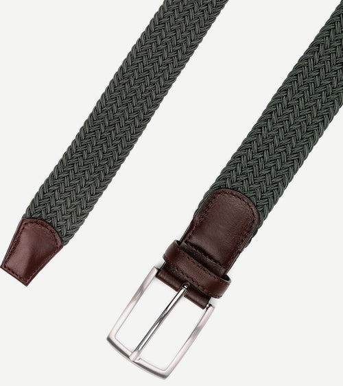 Geweven riem groen