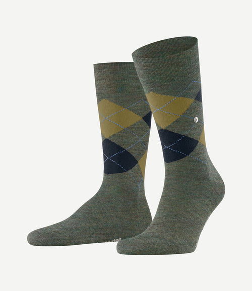 Wol Edinburgh melange groen 7922
