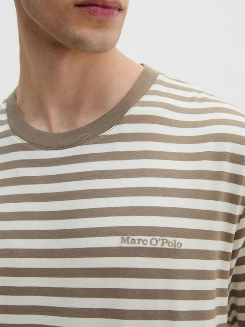T-shirt stripes kaki