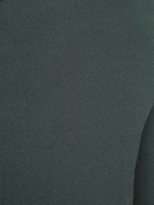 Suitable trui cooldry knit turtleneck groen | Slim-fit