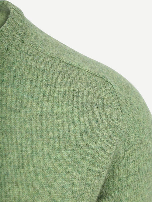 Steppin' Out trui lamswol groen | Regular-fit