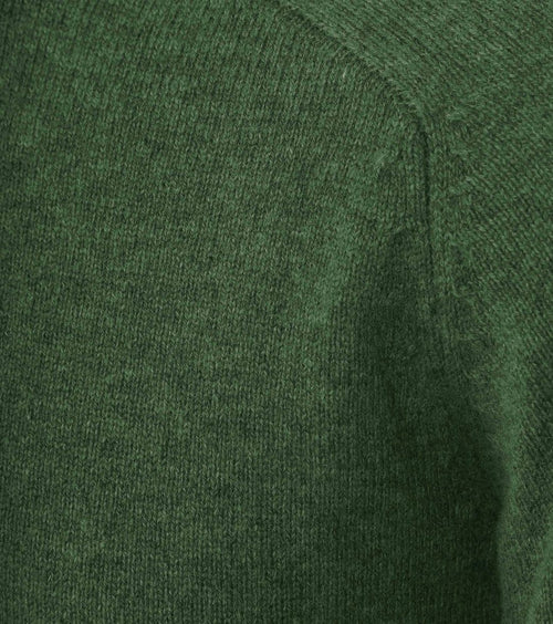 Trui lamswol mid groen