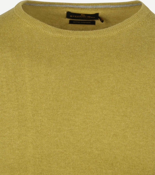 Trui cotton cashmere mosgroen