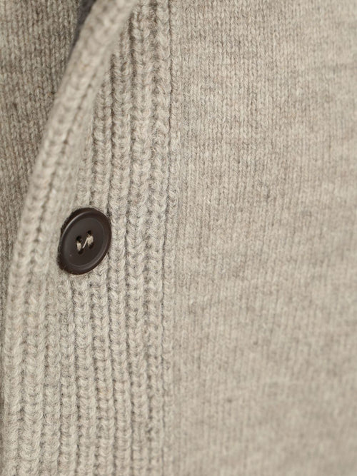 Barbour zip vest wol greige | Regular-fit