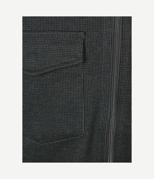 Overshirt Billy houndstooth forest