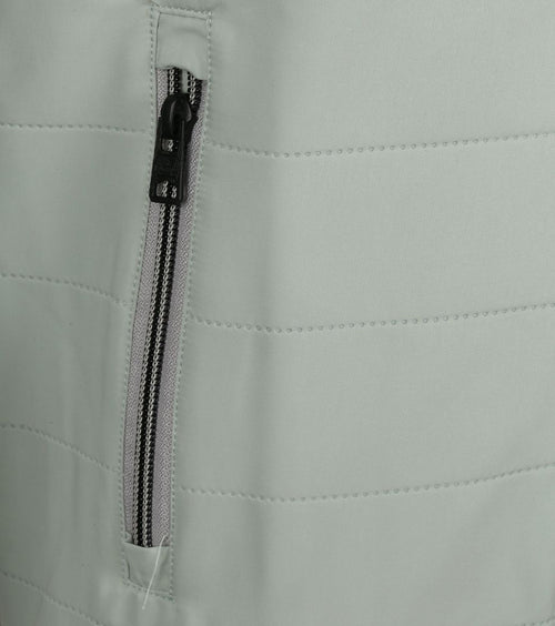 Zip vest groen