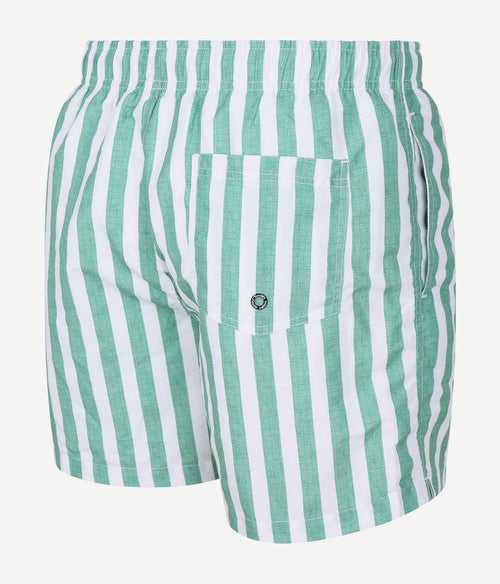 Zwembroek big stripe groen