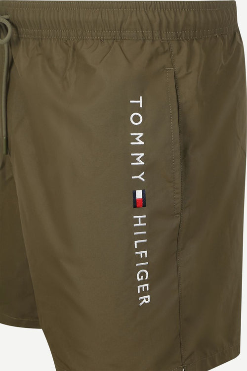 Swimshort medium drawstring army green