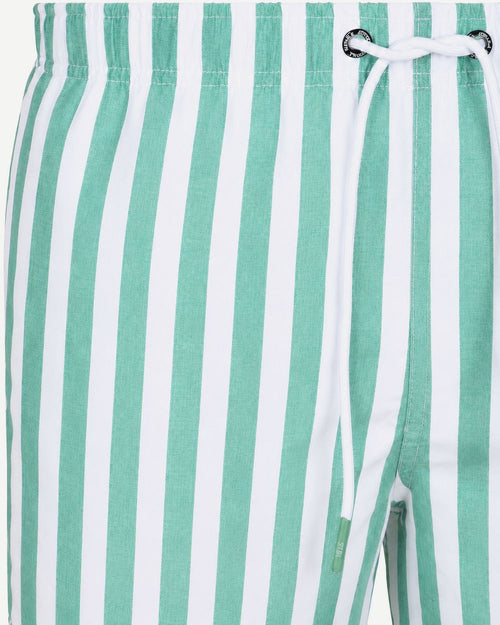 Zwembroek big stripe groen