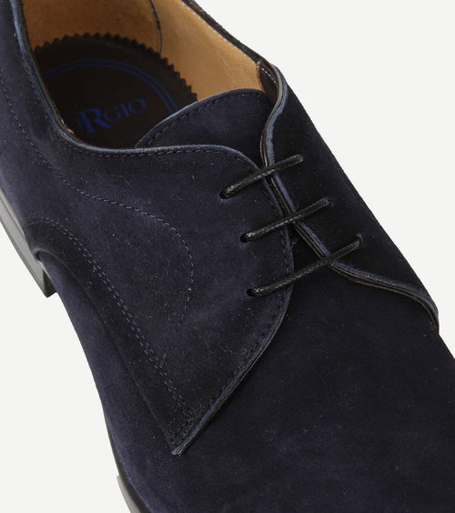 Amalfi schoen suede deep blue