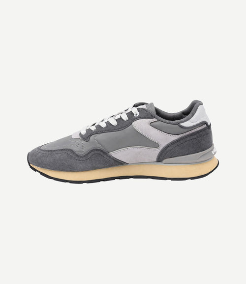 Sneaker city retro suede antracite