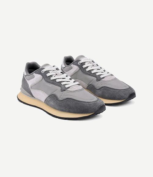Sneaker city retro suede antracite