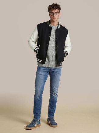 Varsity jack donkerblauw