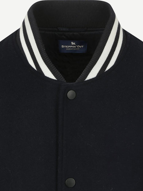 Steppin' Out varsity jack donkerblauw | Regular-fit