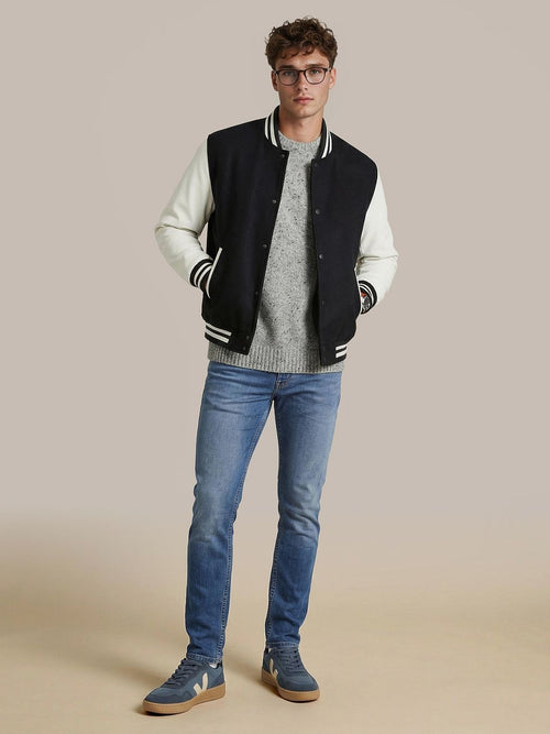 Varsity jack donkerblauw