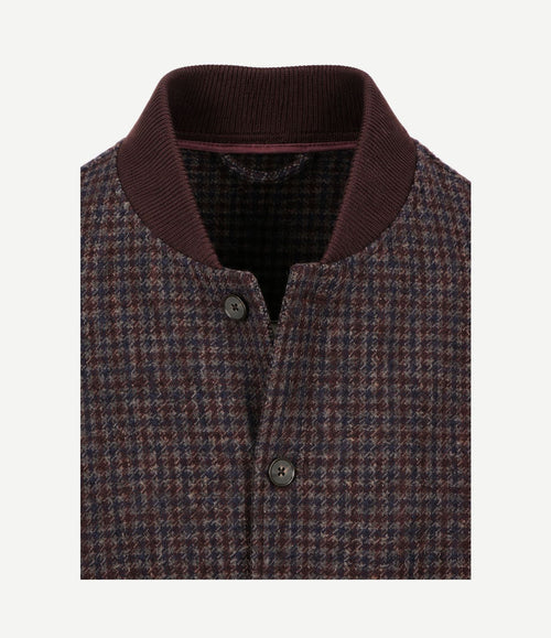 Bomberjack pepita bordeaux