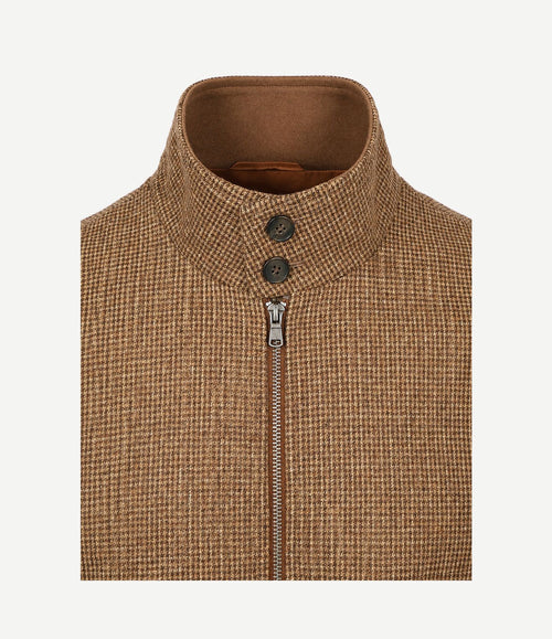 Herritage jack wool blend pepita bruin