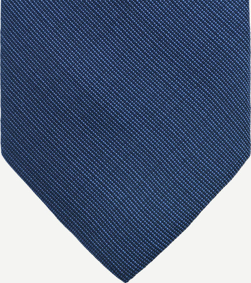 Stropdas zijde donkerblauw k82-1