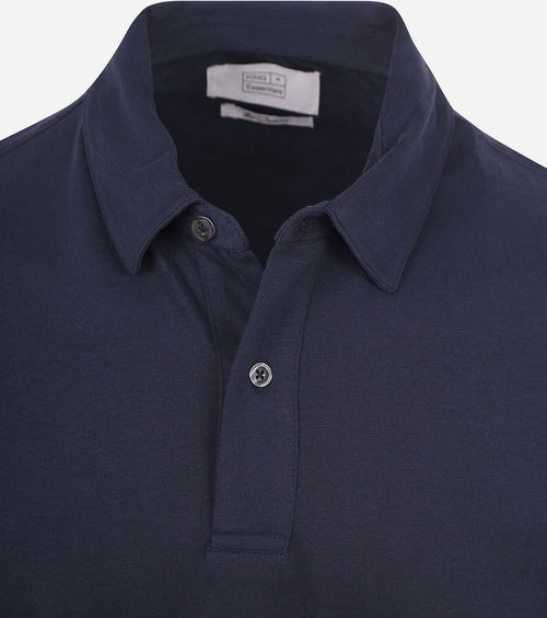 The James poloshirt donkerblauw