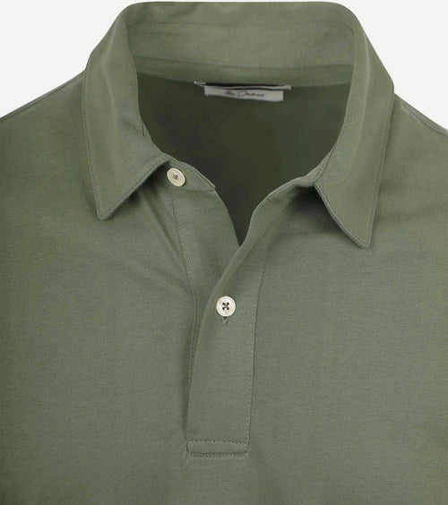 The James poloshirt groen
