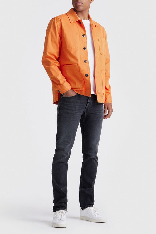 King essentials the Benjamin overshirt oranje | Regular-fit