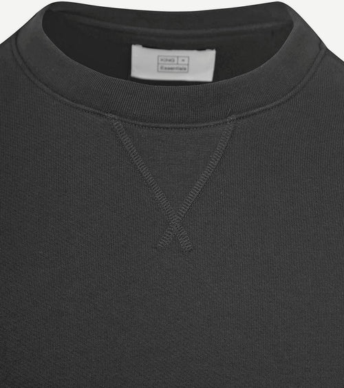 King essentials the george sweater zwart | Regular-fit