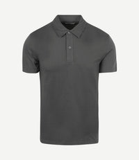 The James poloshirt antraciet