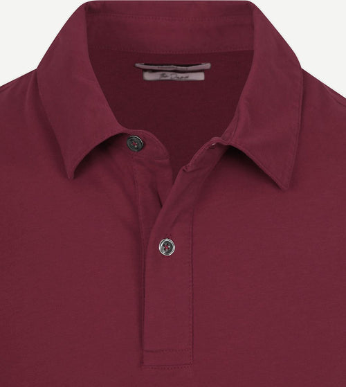 The James poloshirt burgundy