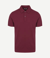 The James poloshirt burgundy
