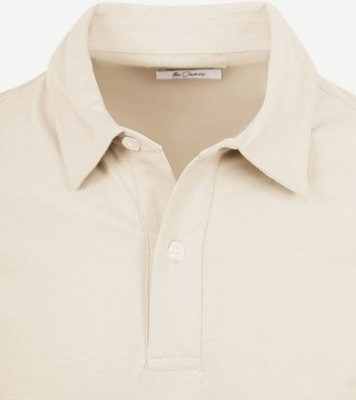 King essentials the James poloshirt ecru