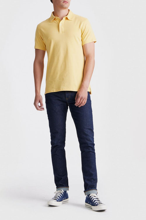 King essentials the James poloshirt geel