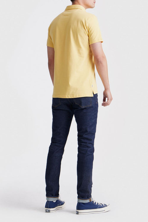 King essentials the James poloshirt geel