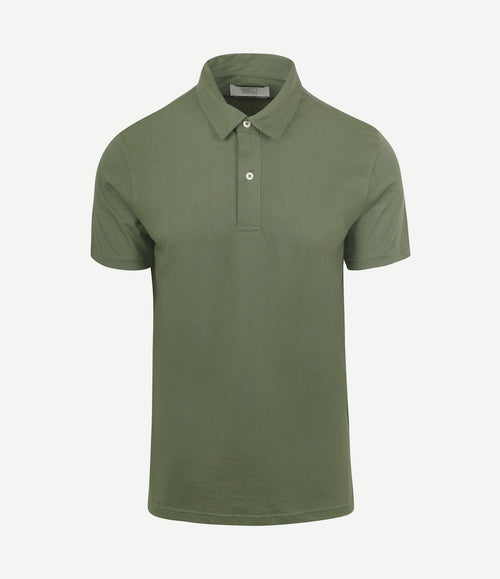 The James poloshirt groen