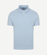 The James poloshirt lichtblauw