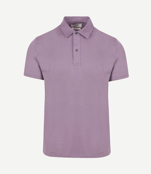 The James poloshirt paars