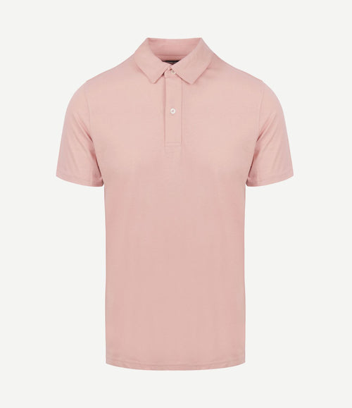 The James poloshirt roze