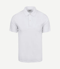 The James poloshirt wit