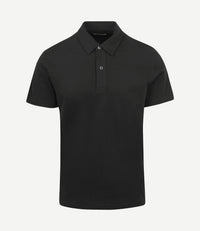 The James poloshirt zwart