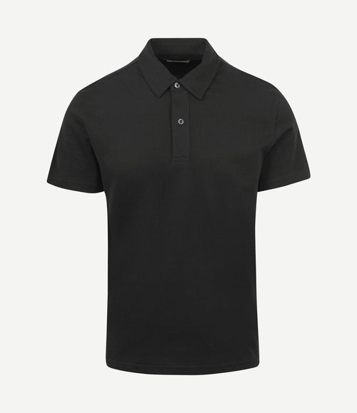 The James poloshirt zwart