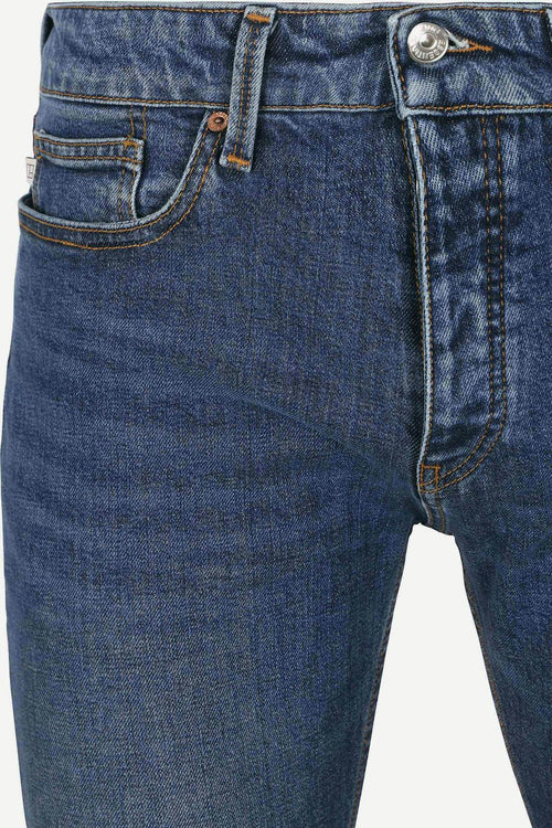 King essentials the jason jeans mid blauw | Slim-fit