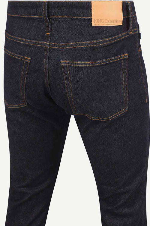 King essentials the jason jeans donkerblauw | Slim-fit