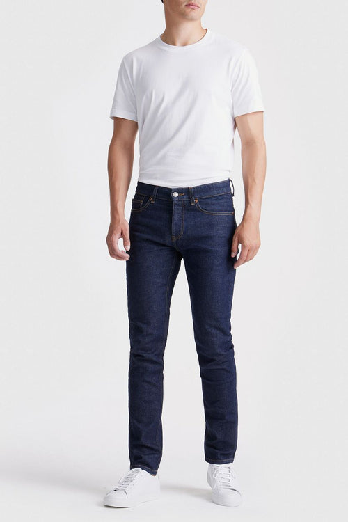 King essentials the jason jeans donkerblauw | Slim-fit