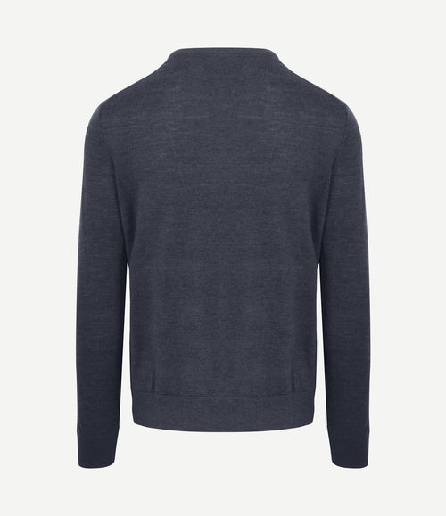 The john pullover merino antraciet