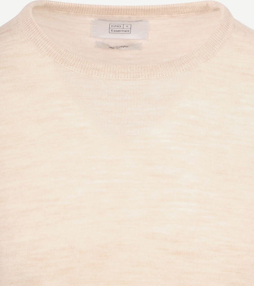 King essentials the john pullover merino ecru | Regular-fit